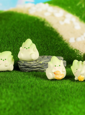 树脂工艺品 可爱竹笋宝宝 微景观小摆件多肉盆栽造景配饰家居饰品