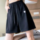 High-waisted shorts Huang Xiangting five-point thin American casual style
