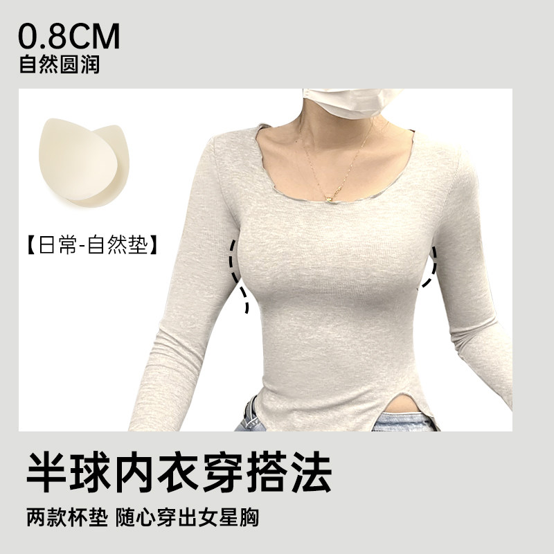 润微半球内衣女小胸聚拢显大外扩A变C无痕收副乳漫画圆圆胸文胸罩