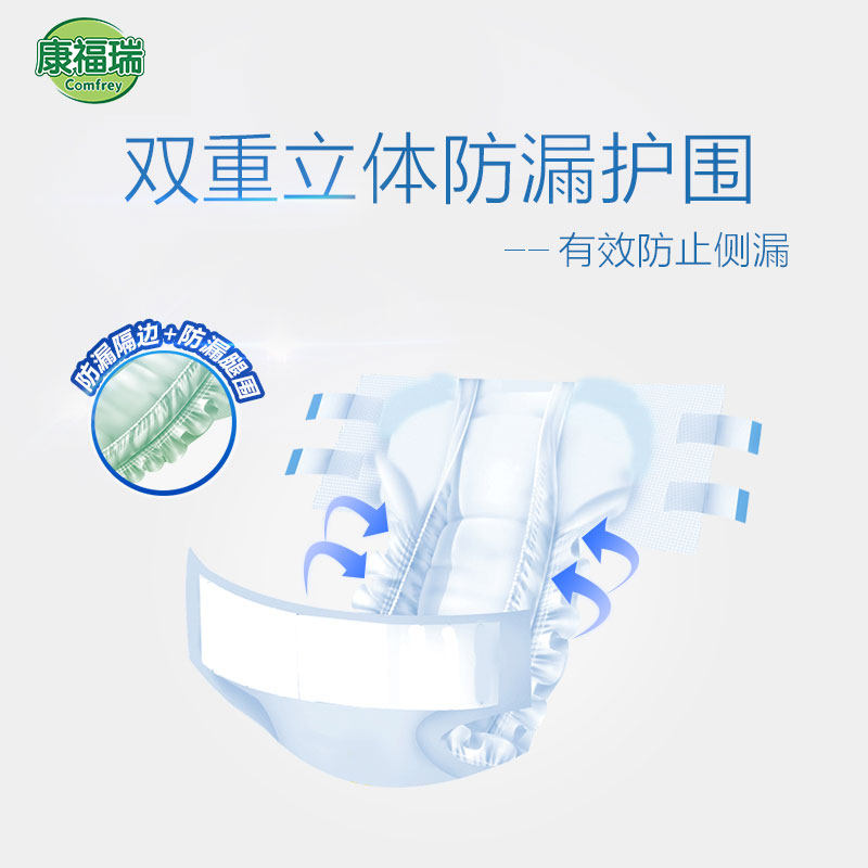 康福瑞成人xl72片腰贴型老人尿不湿 康福瑞成人用纸尿护理用品
