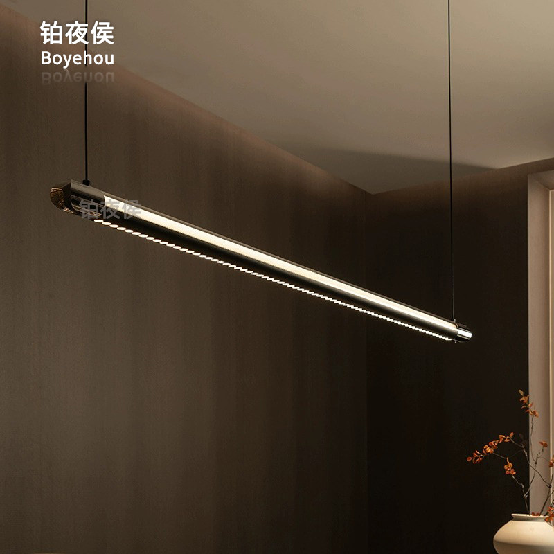 铂夜候皓月餐厅吊灯轻奢茶室简约创意吧台餐桌灯高端一字长条灯具,淘宝优惠券,粉丝福利购,淘宝优惠卷