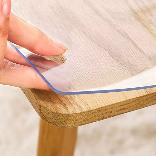 工厂价】85*135pvc透明免洗茶几垫软玻璃水晶板塑料防水桌布桌面 - 图2