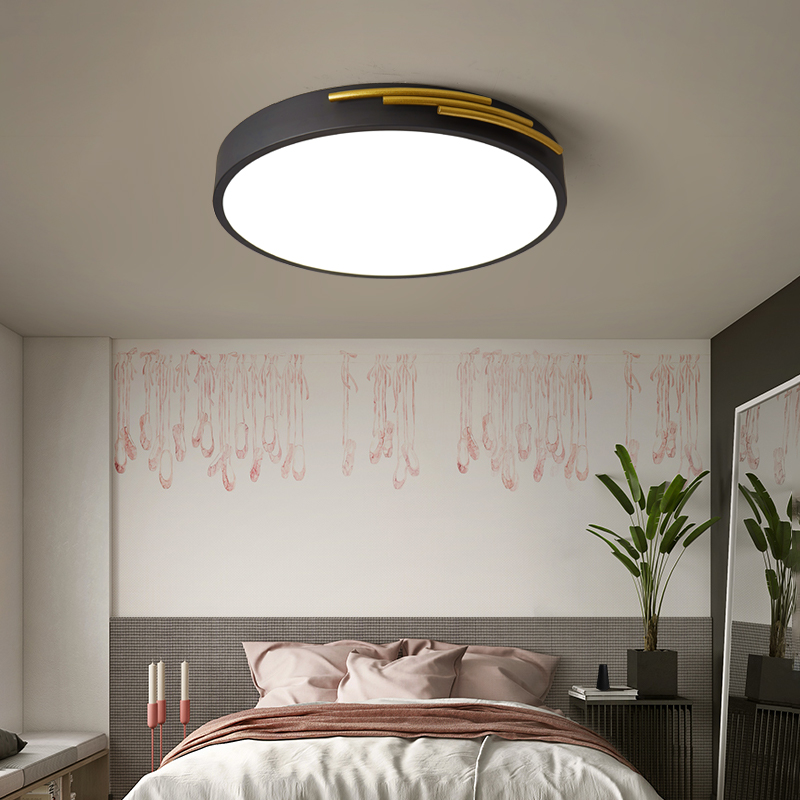 led吸顶灯圆形北欧客厅灯具创意简约现代厨房书房阳台房间卧室灯 - 图1