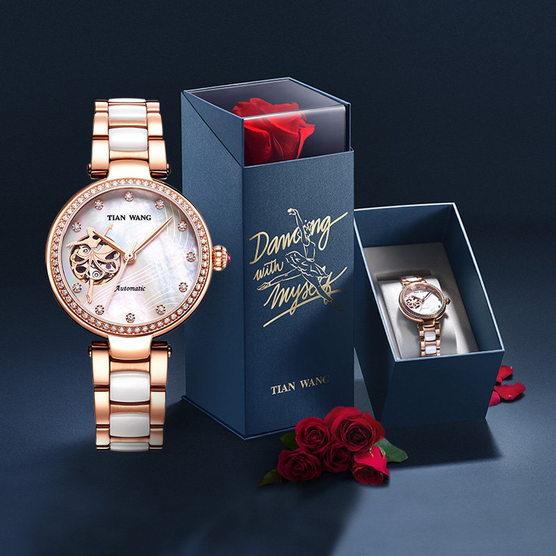 天王表正品女表女神礼物礼盒手表生日礼物送女友腕表+眼镜套装