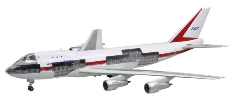 模型网绝版成品威龙 1/144波音 747-100首飞原型机 N7470-图1