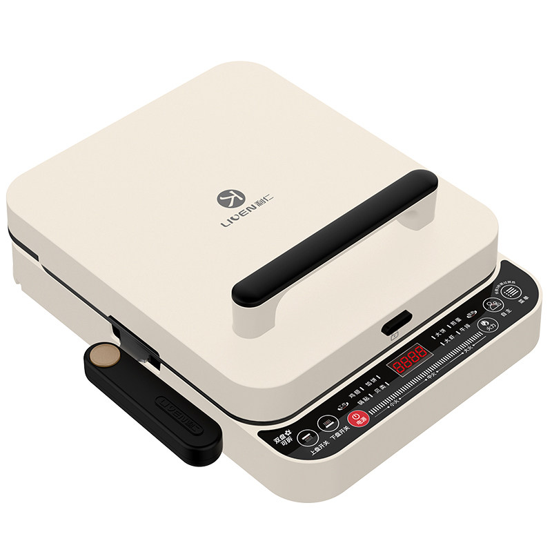 利仁家用双面加热上下可拆洗电饼铛 liven利仁电饼铛/可丽饼机/薄饼机