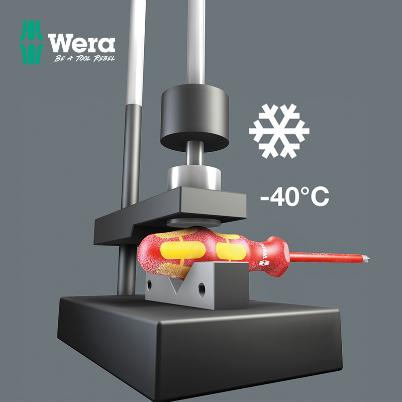 德国wera维拉VDE160一字162十字绝缘螺丝刀电工专用1000V电笔套装 - 图2