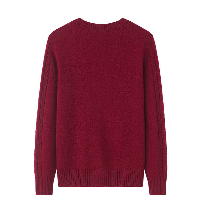 中老年女装妈妈羊绒开衫宽松毛衣 玉维丝中老年女装