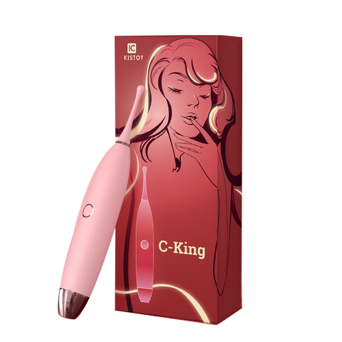 Kisstoy C-King蜜豆阴蒂G点按摩棒女用自慰器震动棒女性情趣