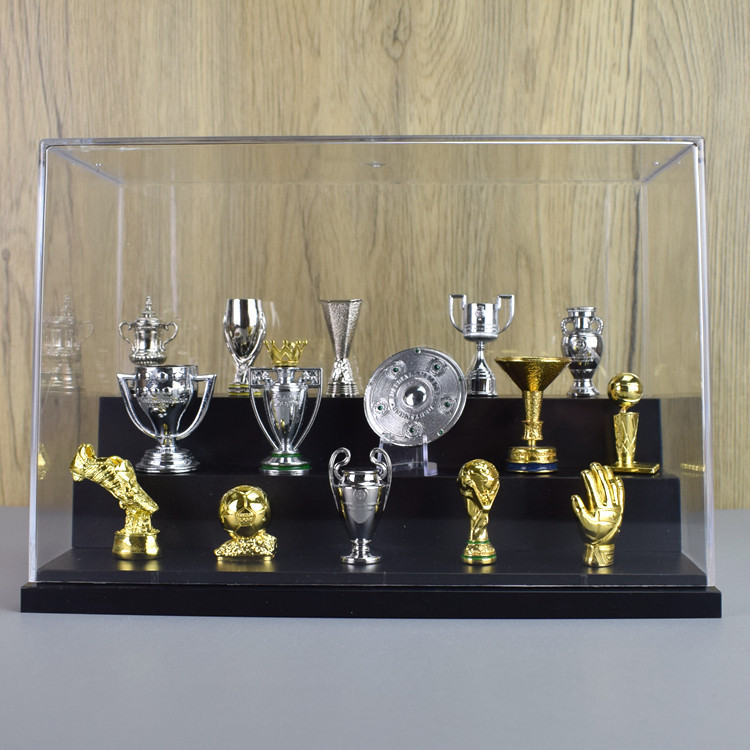 迷你足球奖杯摆件 欧冠欧联英超西甲金球金手套超级杯NBA欧洲杯