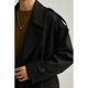 Twill Teng Coat Mid-Length Spring and Autumn New Style