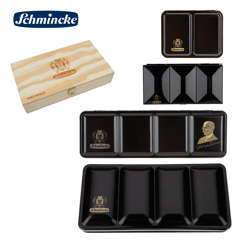 德国史明克颜料调色盒调色盘12色18色24色48色空铁盒重搪瓷盒 管状颜料空木盒SCHMINCKE官方旗舰店,淘宝优惠券,粉丝福利购,淘宝优惠卷