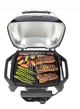 英国代购Weber PULSE 1000 electric grill 温控珐琅铸铁电烤架