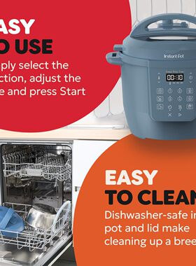 英国代购Instant Pot 7-in-1 Smart Cooker 7合1智能压力锅慢炖锅