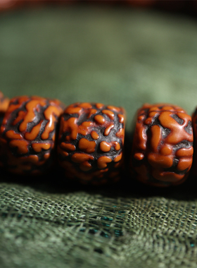 〓老〓10mm藏传包老大年份金刚菩提手串纯手捻纯念原色金刚念珠