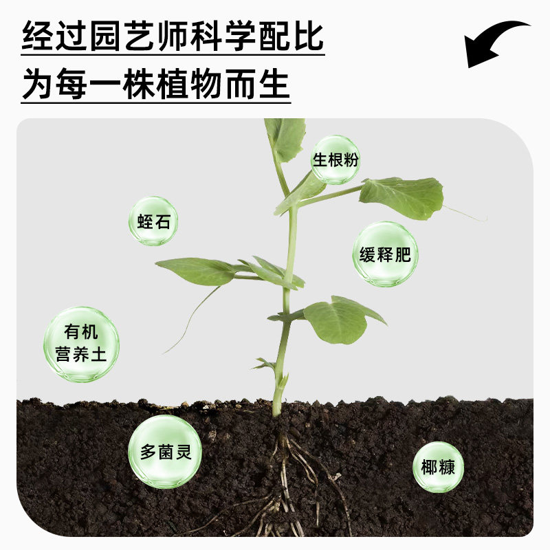 营养土家用养花种菜专用土多肉盆栽通用型种植土园艺土壤花土肥料