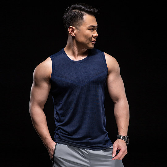 霸道肌肉运动背心健身衣服男速干宽松无袖坎肩夏季薄款休闲训练