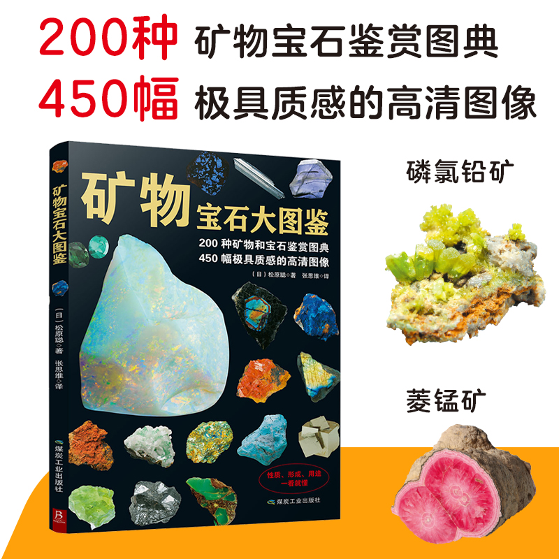 矿物宝石大图鉴 (日)松原聪 著;张思维 译 著 社会学专业科技 新华书店正版图书籍 应急管理出版社 - 图0