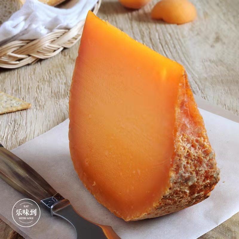 法国 ISIGNY Mimolette 米莫莱特干酪200g成熟期18个月半硬质奶酪 - 图0