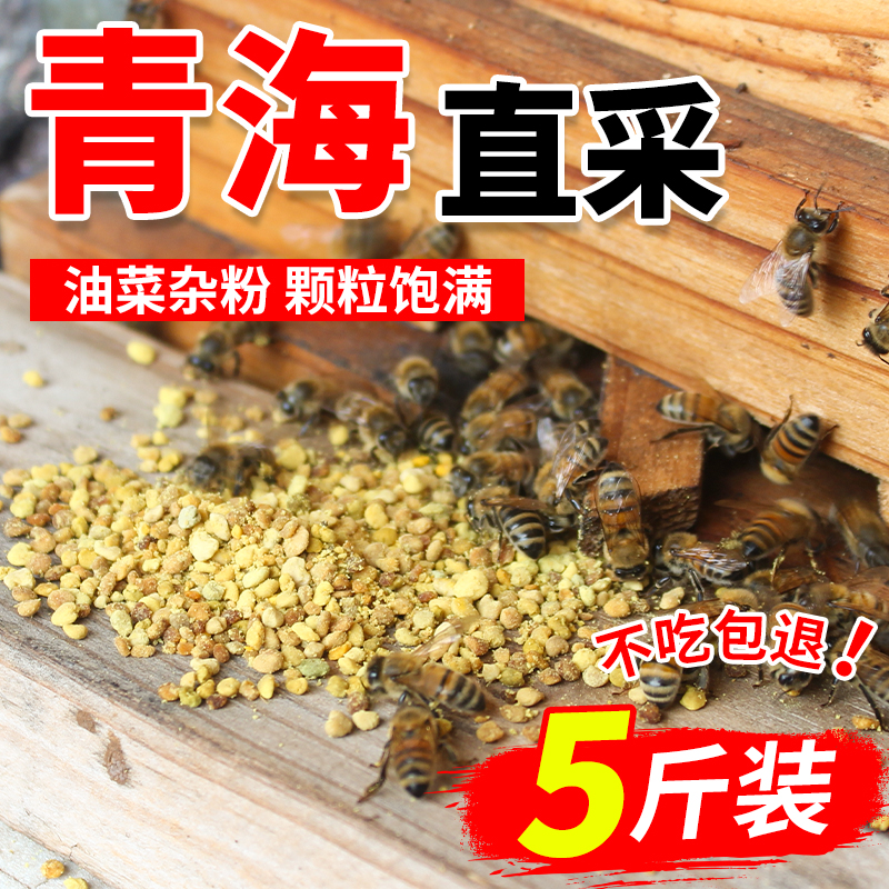 油菜花粉喂蜂 养蜂专用蜜蜂饲料中意蜂5斤装杂粉颗粒蜂粮送百菌杀