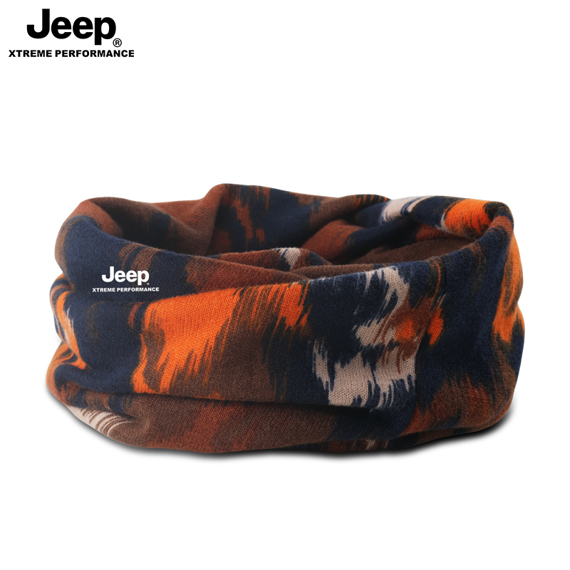 JEEP脖套女冬季户外骑车防寒围巾骑行防风面罩护颈保暖围脖男 - 图3