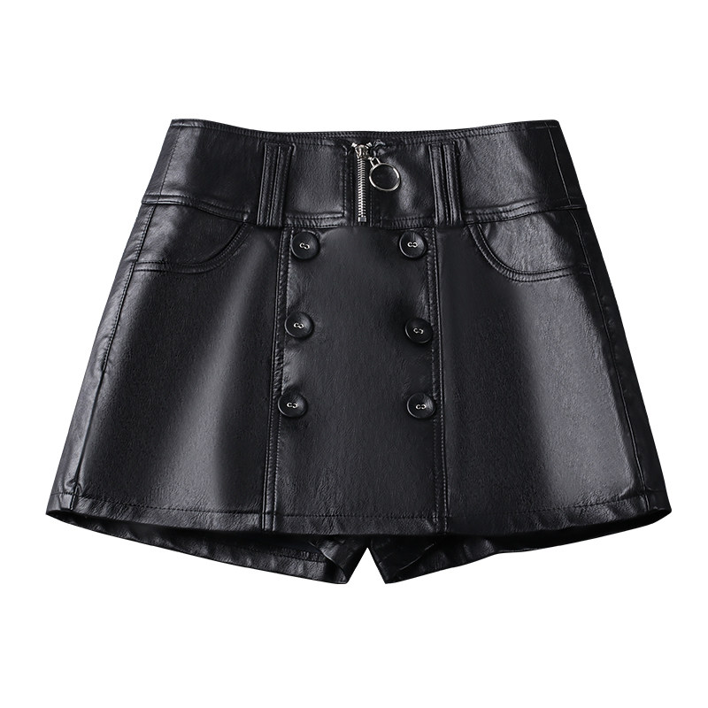 2021秋冬季新品包臀皮裤冬裙皮裙裤 佐帕莎休闲裤