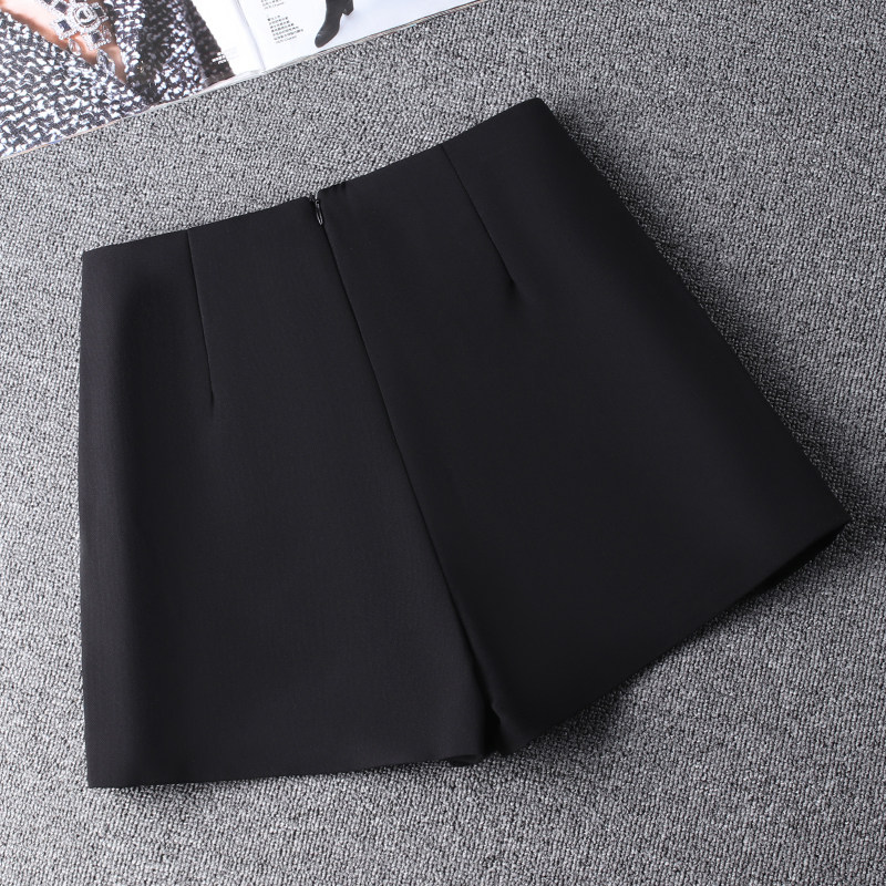 黑色a字西装裙裤女短裙2021短裤 佐帕莎休闲裤
