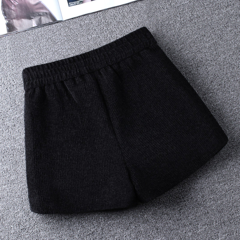 雪尼尔女短裤2021秋冬季新款短裙 佐帕莎休闲裤