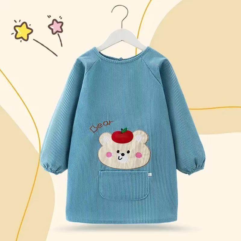 加长款儿童罩衣宝宝防水防脏加大反穿衣画画衣女孩长围裙冬天长袖,淘宝优惠券,粉丝福利购,淘宝优惠卷