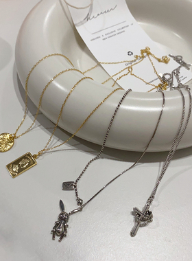 全店清仓｜CD珍珠复古爱心月亮十字架兔子｜纯银项链手链组92-115