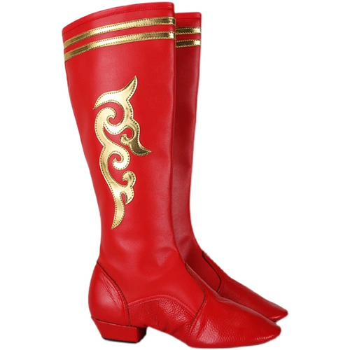 Сапоги, этнические туфли с молнией, мягкая подошва, этнический стиль