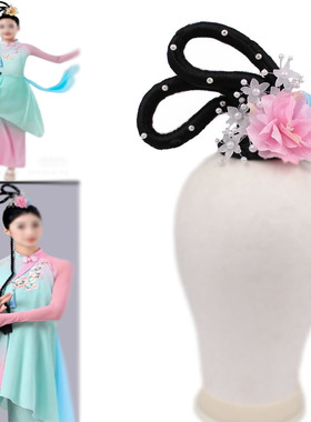 敦煌飞天汉服古装造型发髻发棒