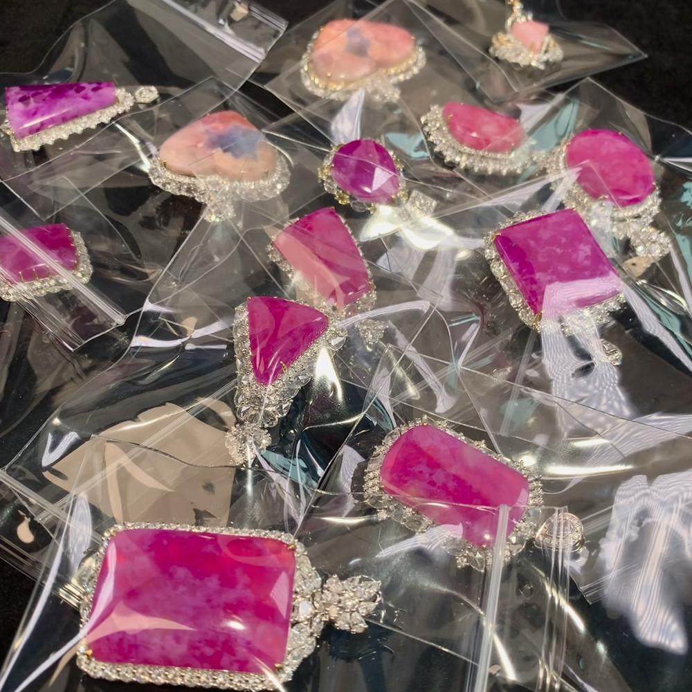 舒俱来吊坠戒指18k老料玉化冰桃红樱花凝胶果冻紫 苏纪石吊坠,淘宝优惠券,粉丝福利购,淘宝优惠卷