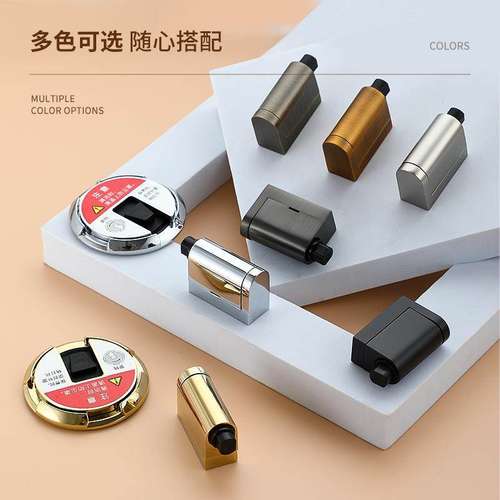 防风门吸防撞新款机械式隐形卫生间门阻静音门碰门挡器免打孔地吸 - 图0