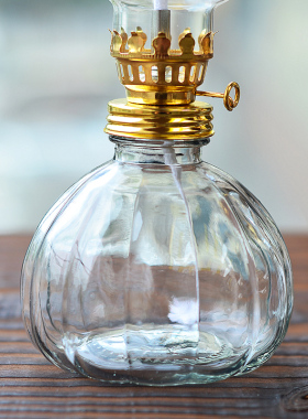 复古玻璃民俗老式摆件煤油灯民宿