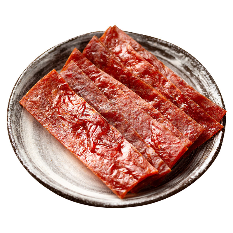 200g靖江特产肉铺干孜然味猪肉脯 千惠猪肉类