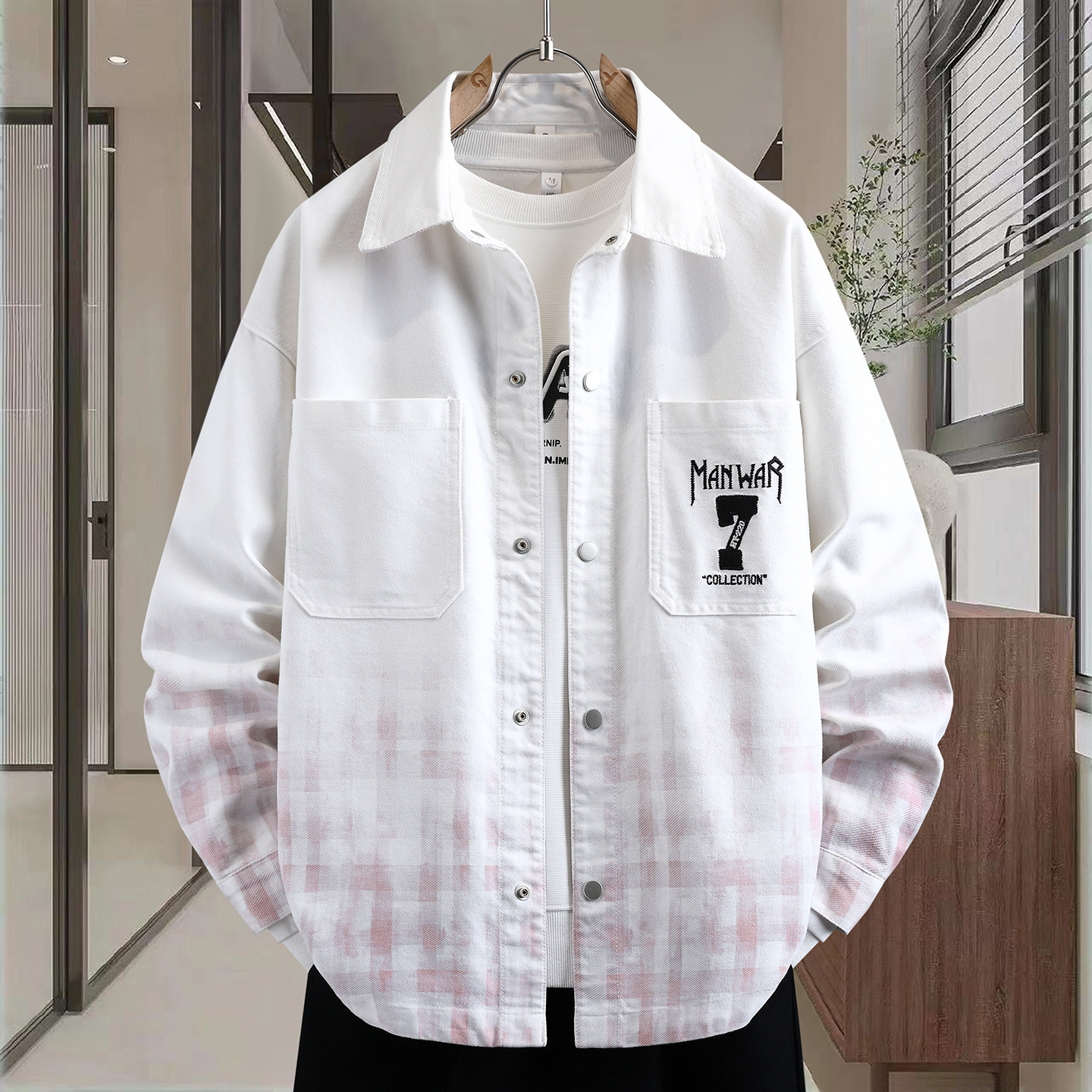 春季13青少年长袖衬衣12岁男孩初中学生14潮流大童16牛仔夹克外套,淘宝优惠券,粉丝福利购,淘宝优惠卷