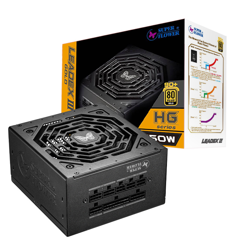 振华电源leadex Hg 650w电源全模组电脑静音主机750w 850w 3070 Superflower数码旗舰店 淘优券