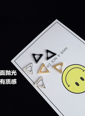 几何日韩风情侣耳圈mike同款