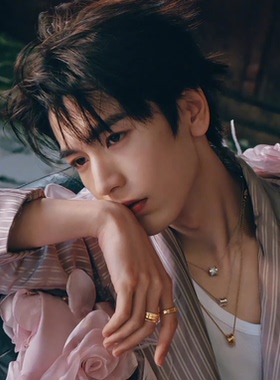 逐玉张凌赫同款小蛮腰项链黑陶瓷玫瑰金锁骨链情侣男女款颈链气质