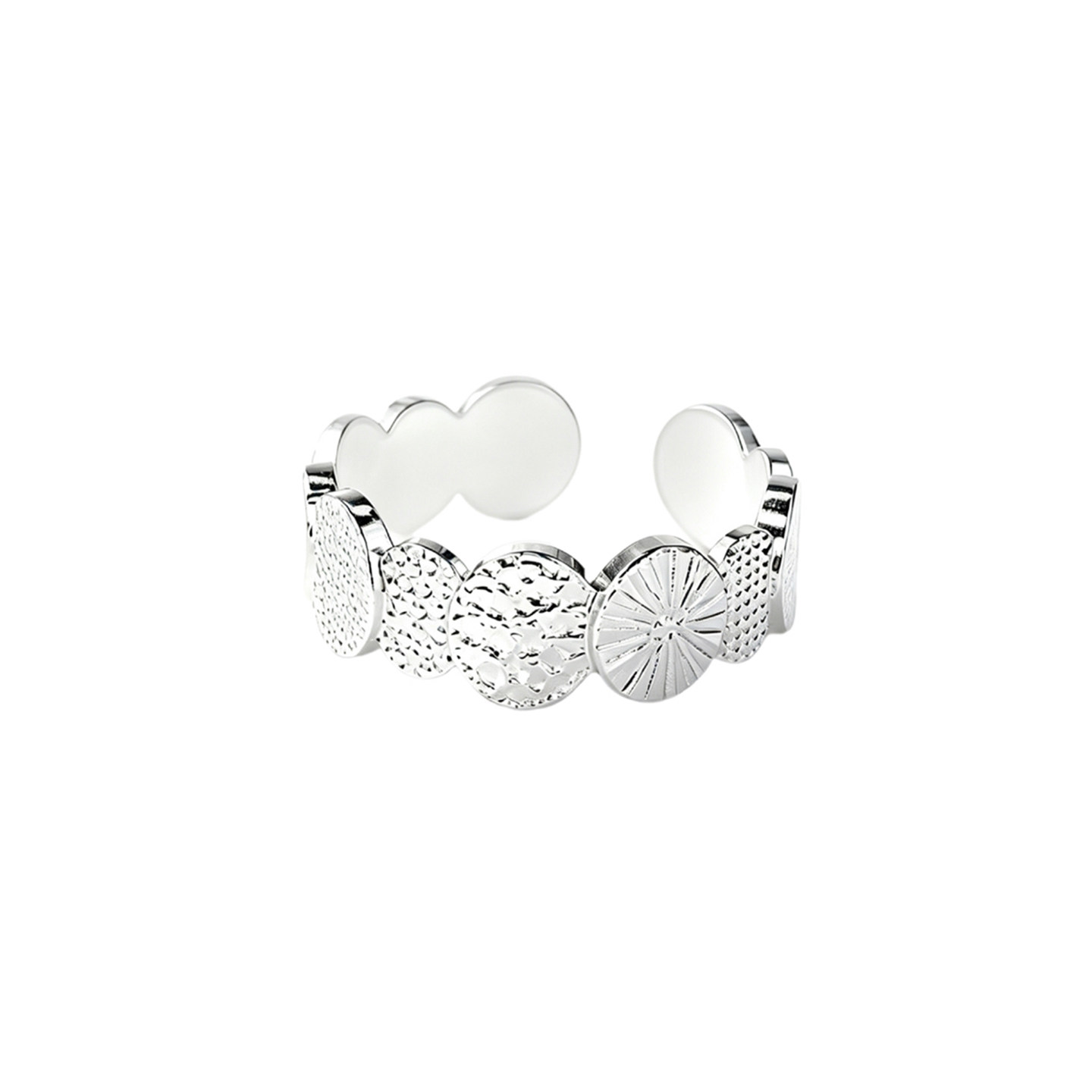 December Flower Goddess pure silver 999.9 women's ring