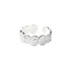 December Flower Goddess pure silver 999.9 women's ring
