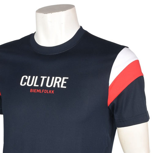 BIEM.L.FDLKK比音勒芬男装正品夏季新款纯色条纹休闲短袖T恤清仓 - 图0