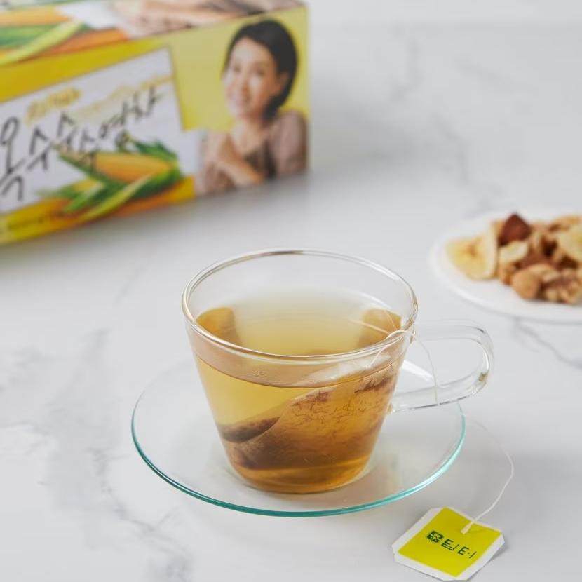 韩国进口丹特玉米须茶小包装大麦茶办公室冲泡饮品泡茶包50包盒装,淘宝优惠券,粉丝福利购,淘宝优惠卷