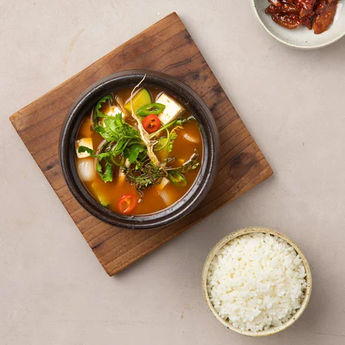 Herjie apailasa da san soup gorean soup soup soupe white snow cj grey clame sauce sauce 3 procean