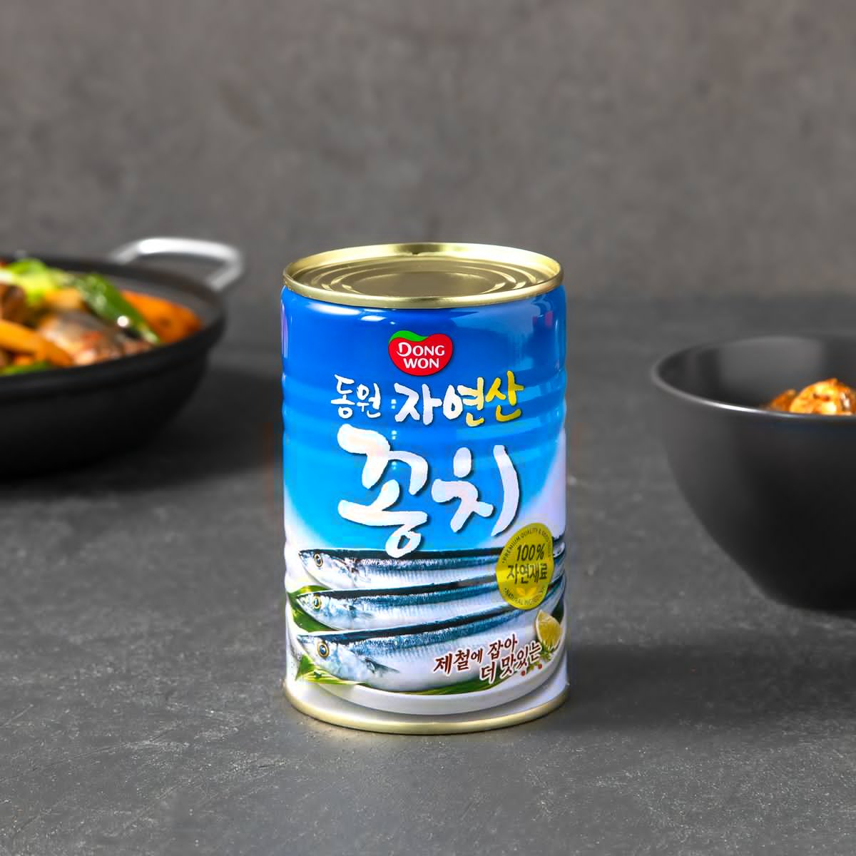 韩国进口东远鲭鱼400g 秋刀鱼罐头鲐鲅鱼鲅鱼罐头即食2瓶 dongwon - 图0