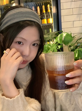 柔软针织宽边发箍超宽发带发卡遮发缝头箍女高颅顶显脸小发饰头饰