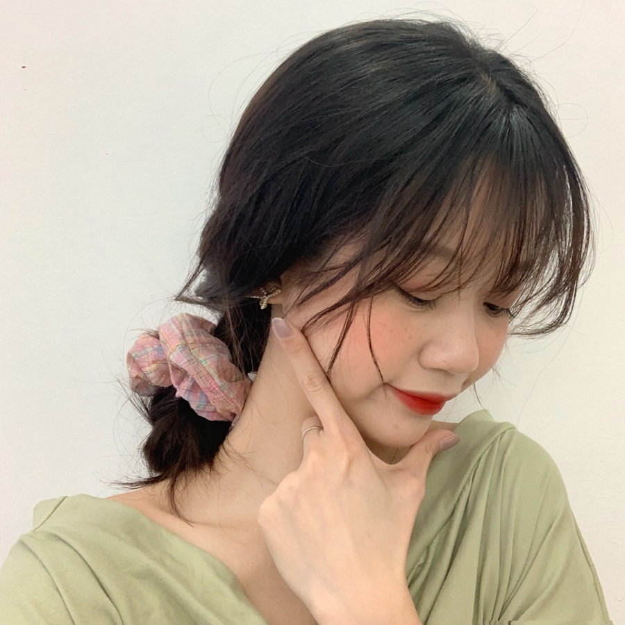 少女法式大肠圈碎花格子发圈复古百搭布艺发绳网红发饰 个包邮 2 BM 少女法式大肠圈碎花格子发圈复古百搭布艺发绳网红发饰 个包邮 2 BM