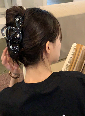 细闪星光！创意音符波点抓夹甜美百搭亚克力发抓鲨鱼夹后脑勺夹子