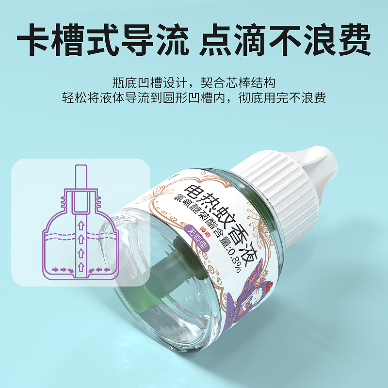 郁康电热蚊香液灭蚊驱蚊液器插电式家用无香型加热器通用电蚊香液 - 图2